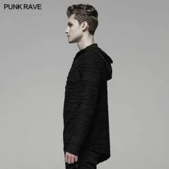 Punk Rave Store Punk Sweater & Hoodies Dark Irregular Hoodie