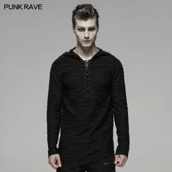 Punk Rave Store Punk Sweater & Hoodies Dark Irregular Hoodie
