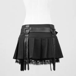 Punk Rave Store Elegant Sexy Short Tight Mini Gothic Skirt