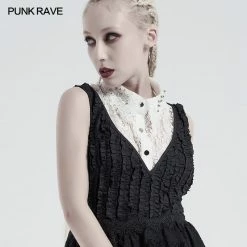 Punkravestore Gothic Independent Lace Collar Women