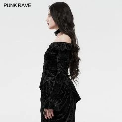 Punkravestore Victoria Royal Palace Velvet Shirts