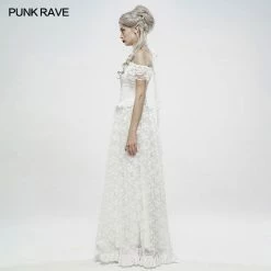 Punk Rave Store Gothic Gorgeous Off Shoulder Lace Dress