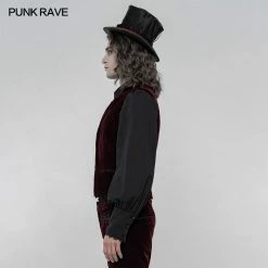 Punkravestore Exquisitely Embroidered Gothic Vest Gothic Vampire