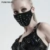 Punkravestore Dazzle Rivet Mask Cyber Goth