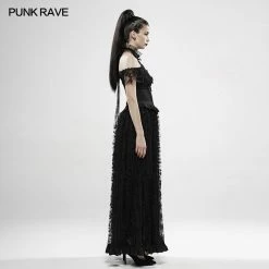 Punk Rave Store Gothic Gorgeous Off Shoulder Lace Dress