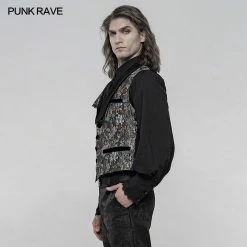 Punkravestore Vintage Gothic Waistcoat Gothic Vampire