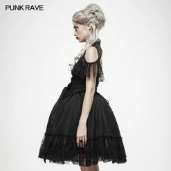 Punk Rave Store Lolita Black Fairy Tale Doll Dress