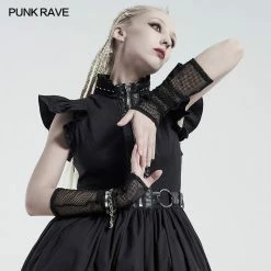 Punkravestore Punk Daily Rhombus Mesh Gloves
