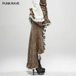 Punk Rave Store Steampunk Gorgeous Noble Fishtail Skirt