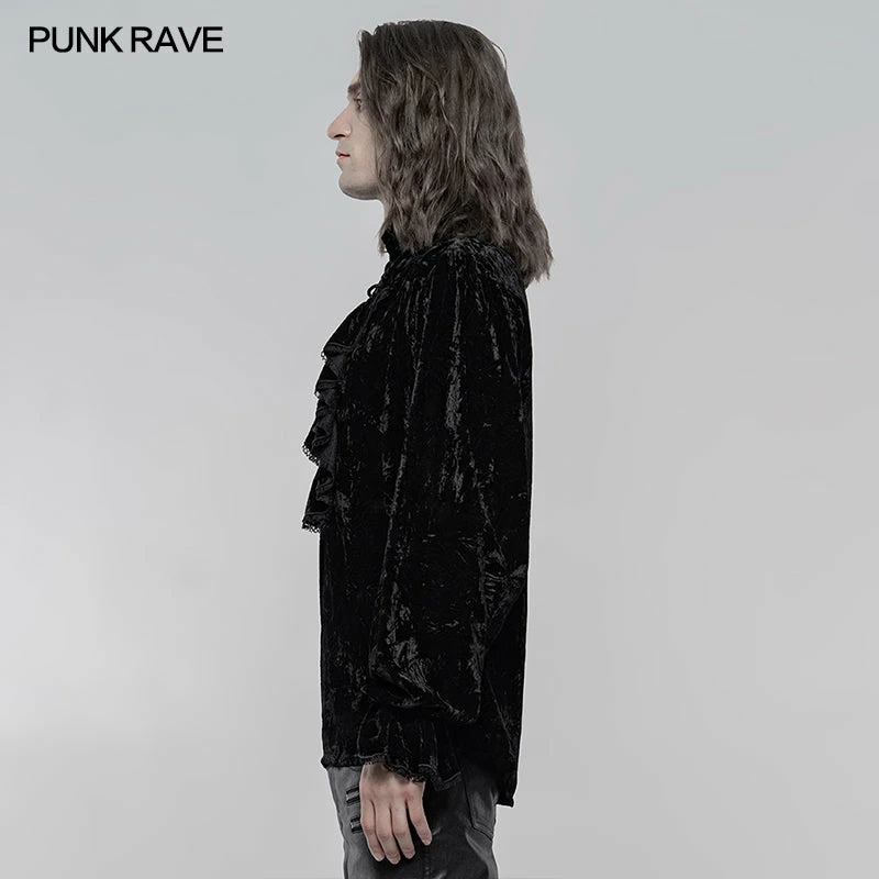 Punkravestore Velvet Gothic Shirt 4 Punkravestore Velvet Gothic Shirt
