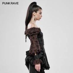Punk Rave Store Steampunk Plants And Magic Painted Shirts