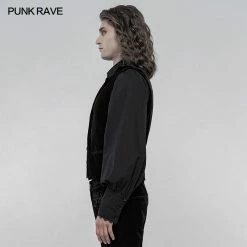 Punkravestore Exquisitely Embroidered Gothic Vest Gothic Vampire