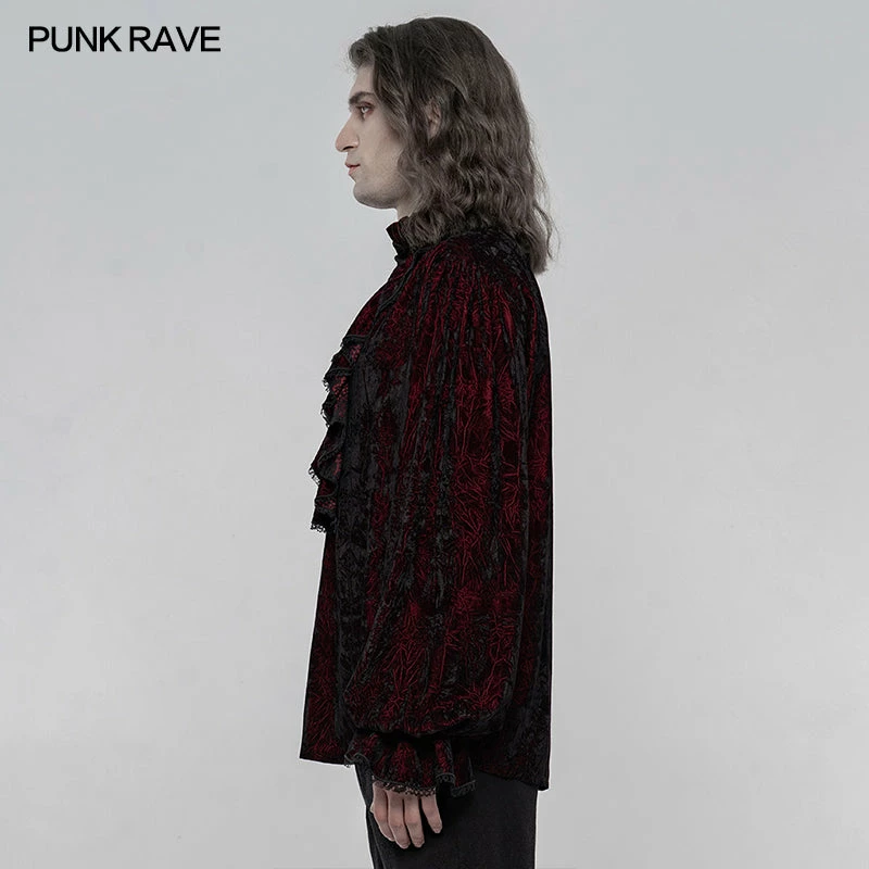 Punkravestore Velvet Gothic Shirt 9 Punkravestore Velvet Gothic Shirt