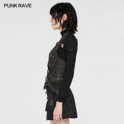 Punkravestore Metal Heavy Punk Halter Vest Gothic Steampunk 11 Punkravestore Metal Heavy Punk Halter Vest Gothic Steampunk