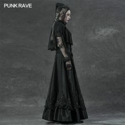 Punkravestore Goth Lace Sun Protection Shirt