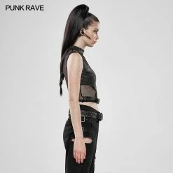 Punk Rave Store Punk Steel Phantom Sleeveless Vest