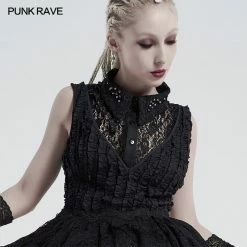 Punkravestore Gothic Independent Lace Collar Women