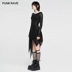 Punkravestore Dark Snakescale Shadow Flower Dress