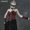 Punkravestore Goth Daily Lace Gloves Women