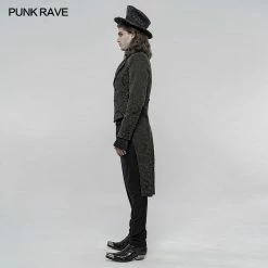 Punkravestore Vintage Gothic Jacquard Jacket Gothic Vampire