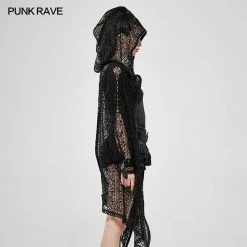 Punk Rave Store The Night Canyue Net Coat
