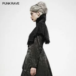 Punk Rave Store Noble Queen Pearl Mesh Little Cloak