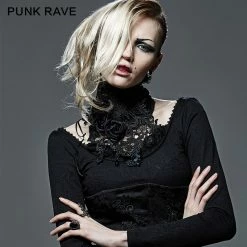 Punk Rave Store Palace Asymmetric Gothic Accessories Fake Shirt Collar Collars & Chokers