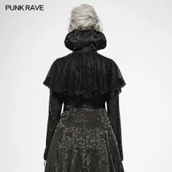 Punk Rave Store Noble Queen Pearl Mesh Little Cloak