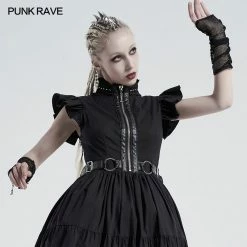 Punkravestore Punk Daily Rhombus Mesh Gloves