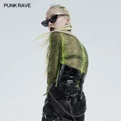 Punkravestore PUNK Horizontal Neck T-shirt 19 Punkravestore PUNK Horizontal Neck T-shirt