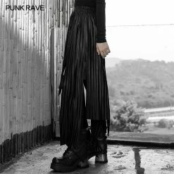 Punkravestore Women 2020 Daily Irregular Half Skirt
