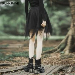 Punkravestore Daily Dark Mesh Skirt