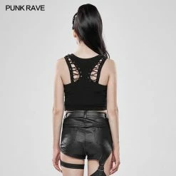 Punk Rave Store Tomb Raider Deep V Vest