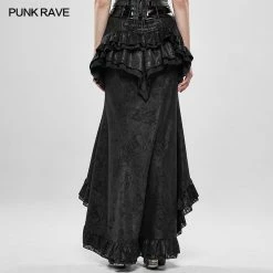 Punk Rave Store Steampunk Gorgeous Noble Fishtail Skirt