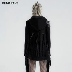 Punkravestore Punk Handsome Tassel Hooded Jacket Punk Sweater & Hoodies 9 Punkravestore Punk Handsome Tassel Hooded Jacket Punk Sweater & Hoodies