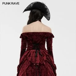 Punkravestore Victoria Royal Palace Velvet Shirts