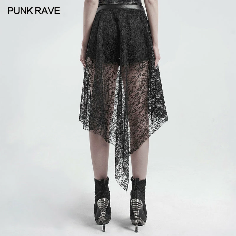 Punkravestore Gothic Lace Mesh Belt 5 Punkravestore Gothic Lace Mesh Belt