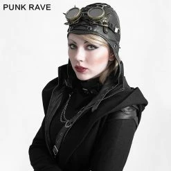 Punk Rave Store Aviator Bomber Hat Trooper Trapper Pilot Hat Accessories