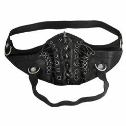Punk Rave Store Punk Rivet Face Sexy Leather Mask Accessories Women
