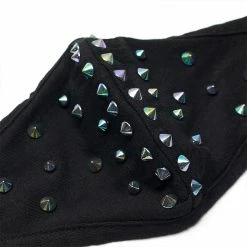 Punkravestore Dazzle Rivet Mask Cyber Goth 14 Punkravestore Dazzle Rivet Mask Cyber Goth