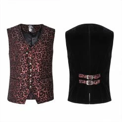Punkravestore Gothic Gorgeous Jacquard Vest