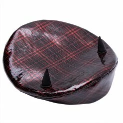 Punkravestore Plaid Little Demon Beret