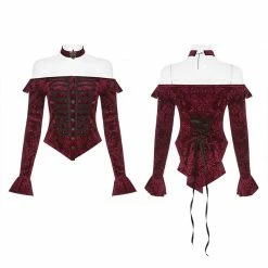 Punkravestore Victoria Royal Palace Velvet Shirts