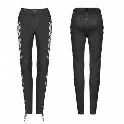 Punk Rave Store Punk Split Hollow-out Trousers