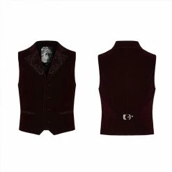 Punkravestore Exquisitely Embroidered Gothic Vest Gothic Vampire