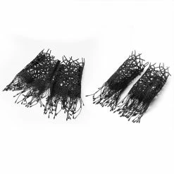 Punkravestore Goth Dark Night Vine Gloves Neck Cover Three-piece Set Gothic Lolita