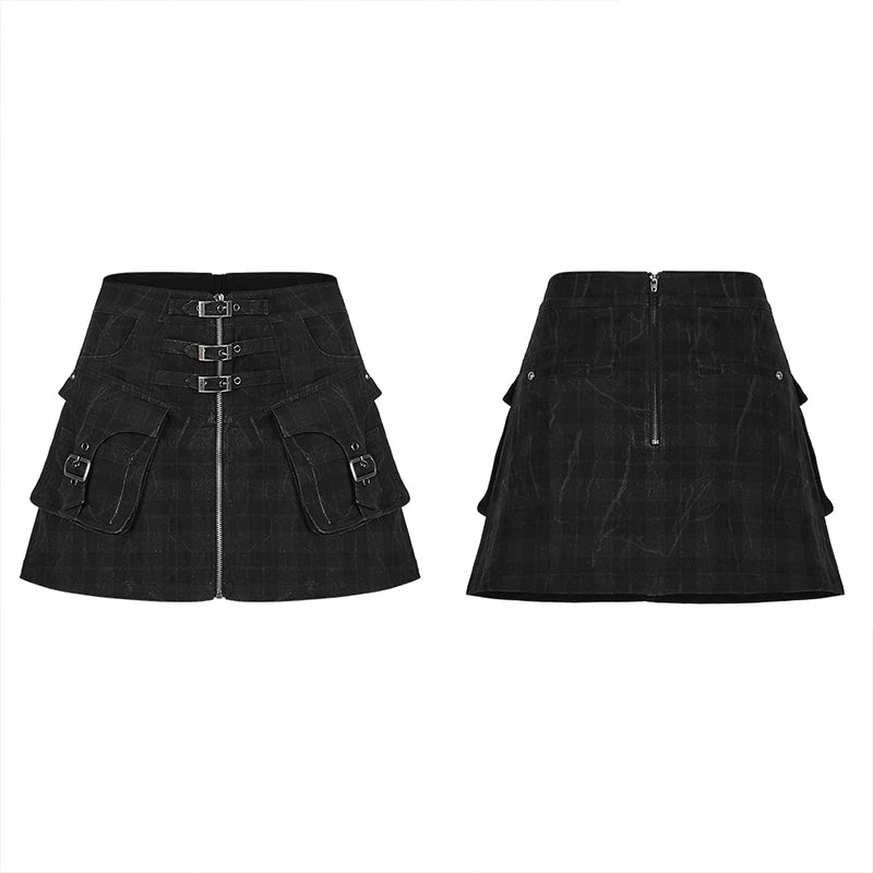 Punkravestore 2020 Short Punk Skirt 6 Punkravestore 2020 Short Punk Skirt