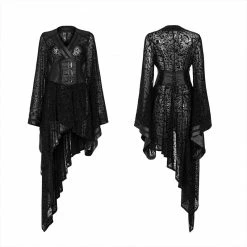 Punkravestore Gothic Asymmetrical Kimono