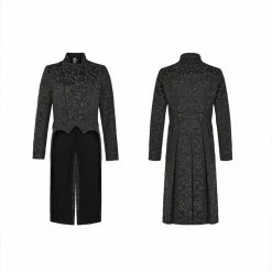 Punkravestore Vintage Gothic Jacquard Jacket Gothic Vampire