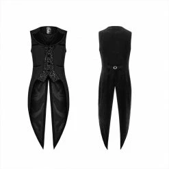 Punkravestore Gothic Gorgeous Swallowtail Mid-length Vest